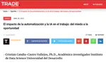 El impacto de la automatización y la IA en el trabajo, del miedo a la oportunidad. [Opinión]