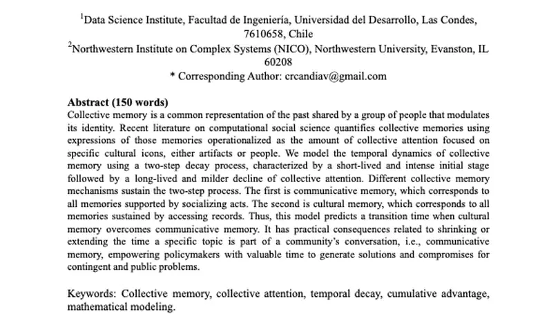 Quantifying the temporal dynamics of collective memory and attention in social systems