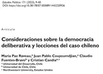 Consideraciones sobre la democracia deliberativa y lecciones del caso chileno